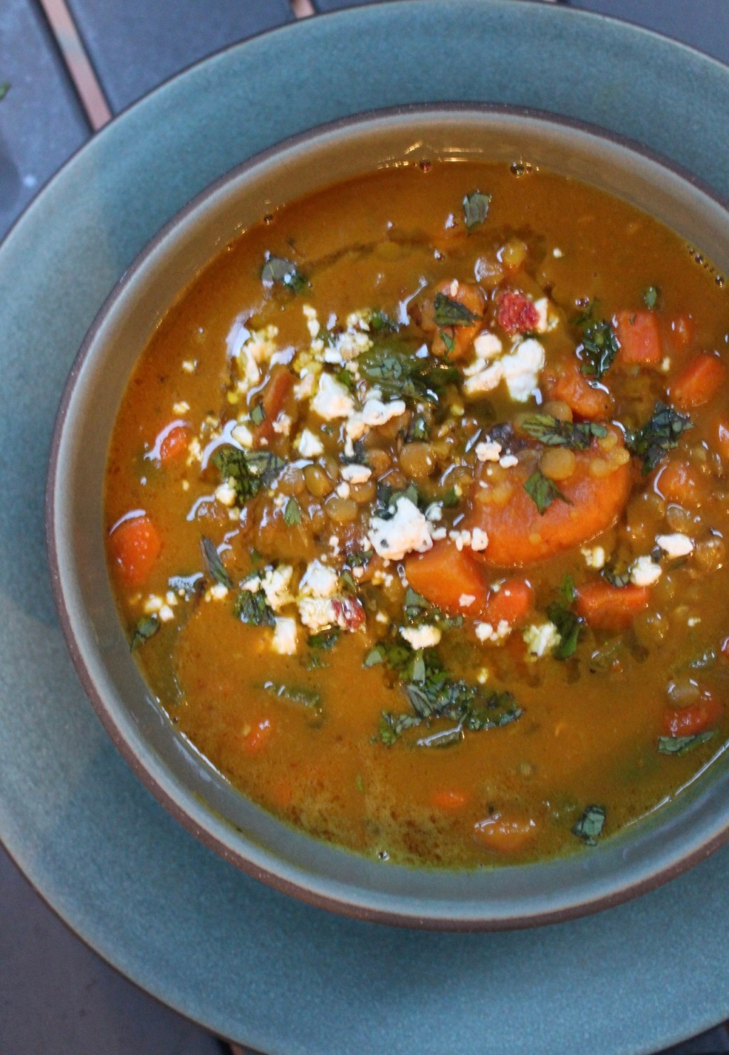 Curried Lentil & Pumpkin&nbsp;Soup