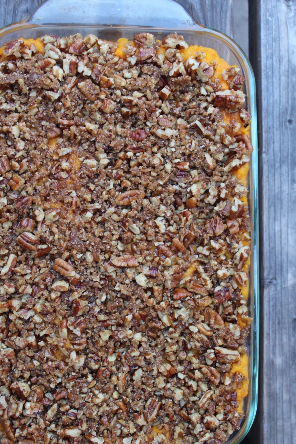 Sweet Potato Casserole with Candied&nbsp;Pecans