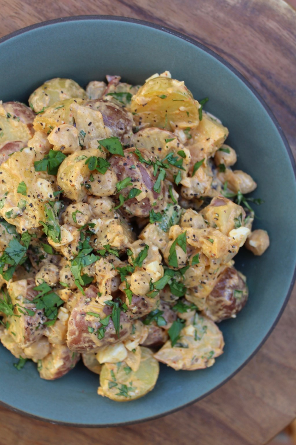 Kimchi Chickpea Potato&nbsp;Salad